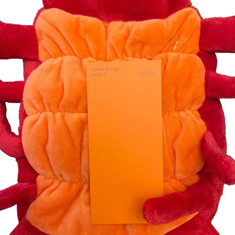 Pup Crew Lobster Dog Costume Red XS/S Halloween Pet‎ Outfit Hooded Plush NWT